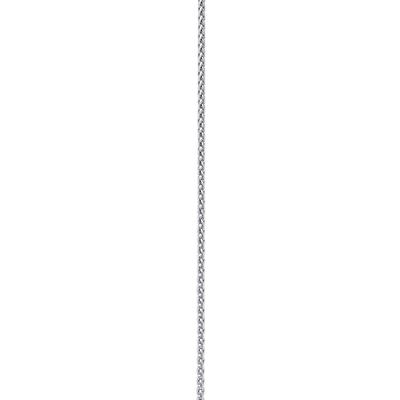 Edelstahlkette FIRETTI "Schmuck Geschenk Halsschmuck Zopfkette" Gr. 50, silber (silberfarben), Halsketten, Herren, 50, Edelstahl, B: 3,1mm, Edelstahlkette, B:3,1mm