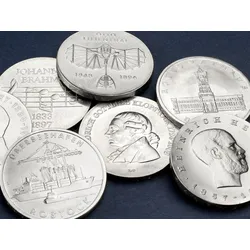 Komplette Sammlung der 5-Mark-Gedenkmünzen der DDR (1968-1990)