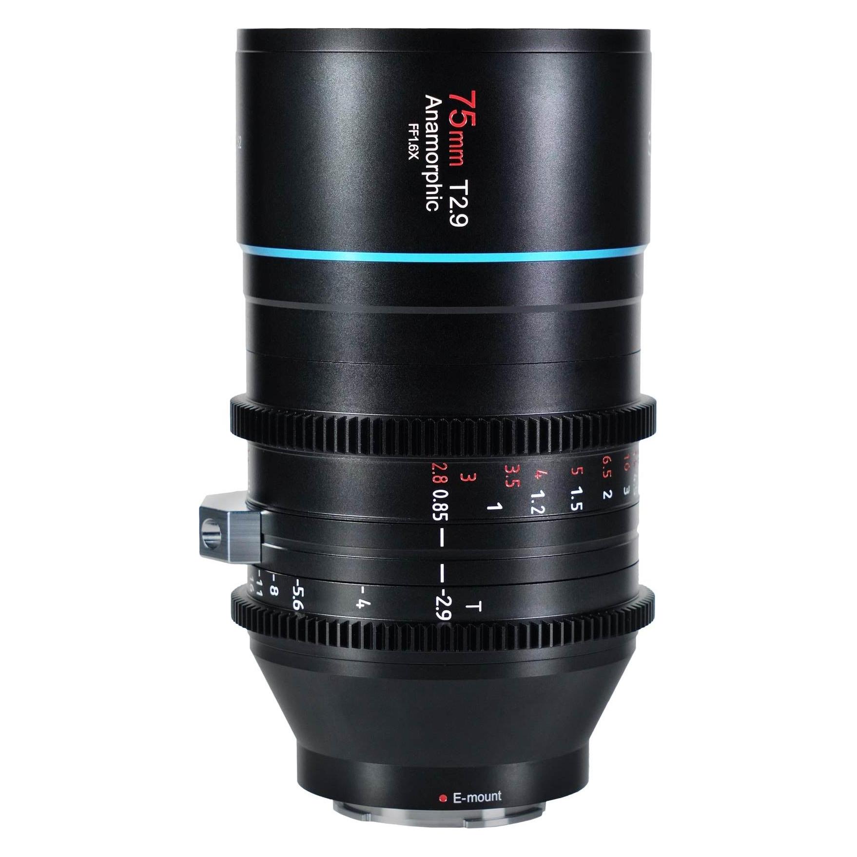 Sirui Venus 75mm T2.9 1.6x Full-Frame Anamorphic lens(E mount) (Sony E, Vollformat) (780408)