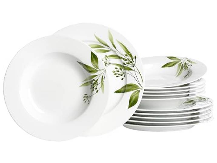 Ritzenhoff & Breker Tafelservice Evora, 12-teilig, Porzellan, Weiß