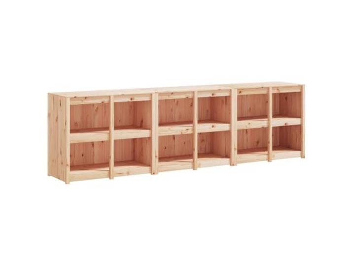 fsahslih Outdoor Küchenschrank 3er Set Kiefer Massivholz MEPPEL Modulares 3-teiliges Holzschrank-System für Garten und Terrasse mit stabiler Arbeitsplatte und viel Stauraum.