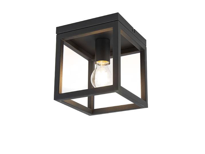 Suspension industrielle noire - Cage