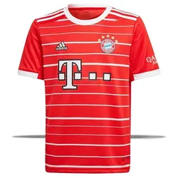adidas FC Bayern München Heimtrikot Kinder 2022/23 rot/weiß
