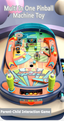Inspire Essentials Kids Marble Battle Pinball Game Table For Hand Eye Coordination And Family Fun d