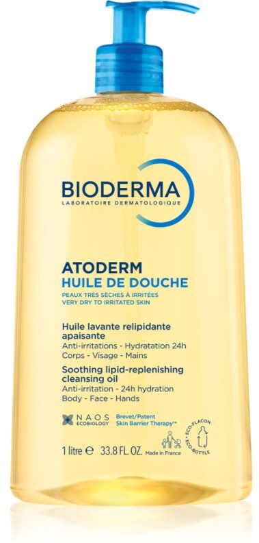 Bioderma Atoderm Shower Oil besonders nährendes und beruhigendes Duschöl für trockene und gereitzte Haut 1000 ml