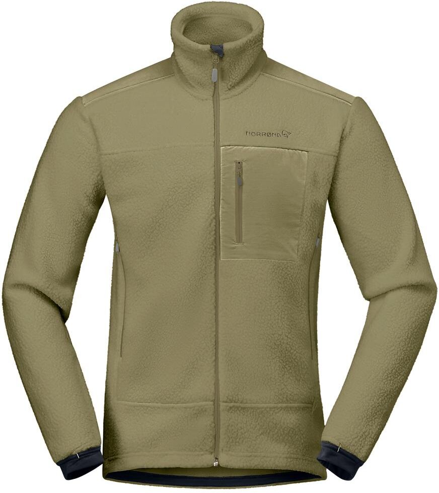 Norrona  - Trollveggen Warm 3 Jacket M's Deep Lichen Green - M - Polaire