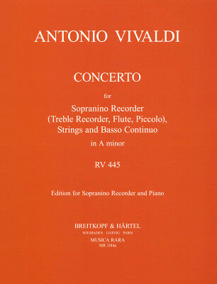 Breitkopf & Härtel Vivaldi Concerto RV 445