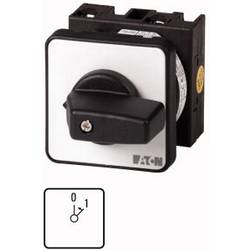 Eaton 009488 T0-1-8205/E EIN-Taster Einbau, mit Nullstellung, rückstellbar, für Frontbefestigung Knebel 1 x 45 ° 1 St. Piece