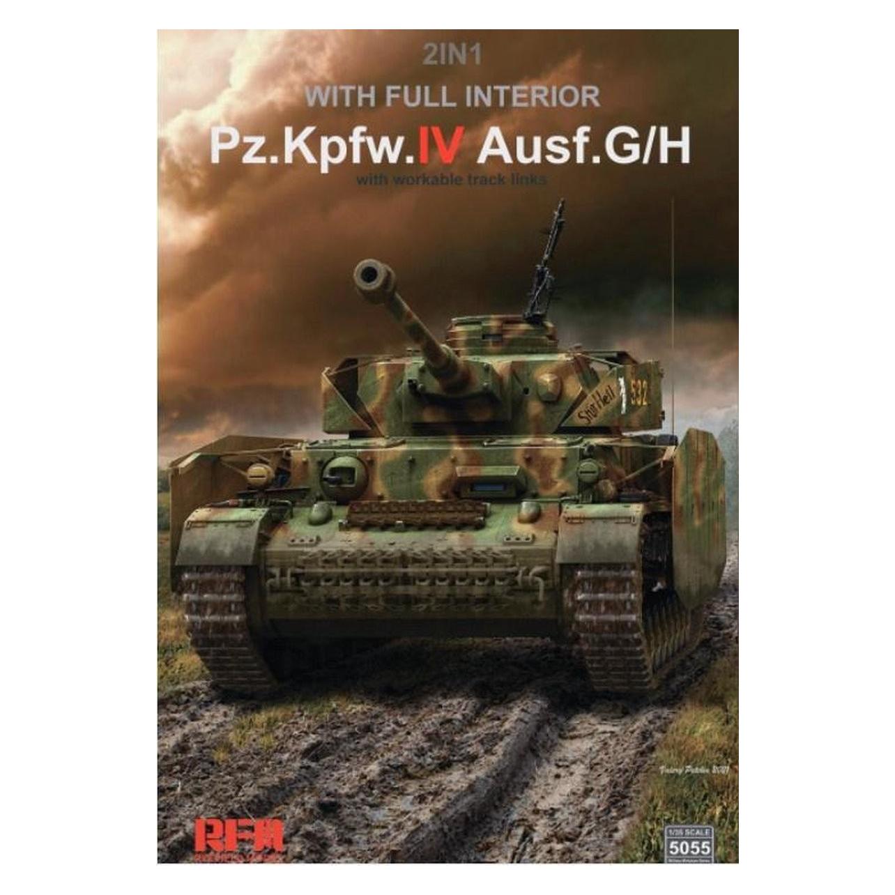 Rye Field Model Pz.kpfw.IV Ausf.G/H 2in1 with full interior (5055)