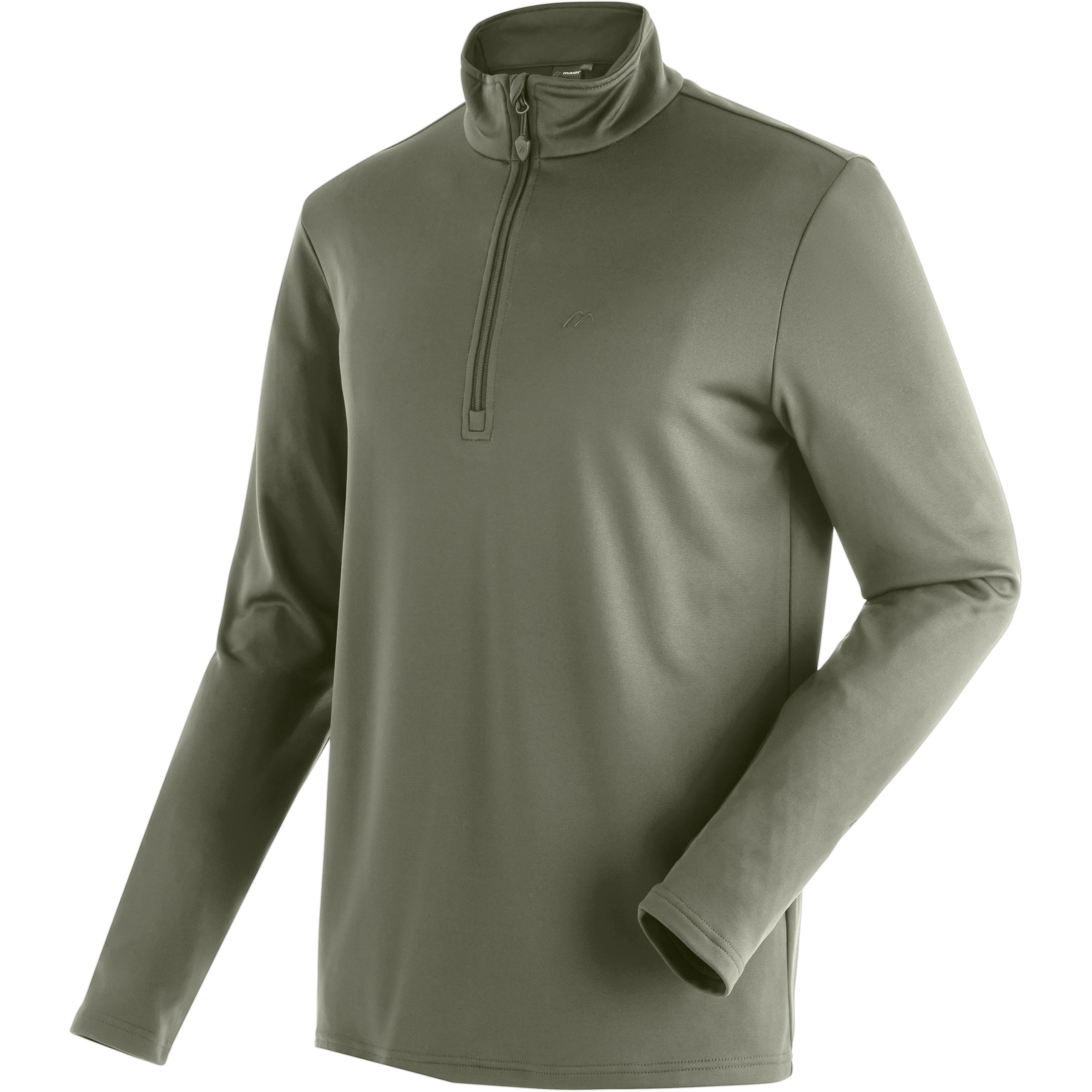 Maier Sports Felix Herren Longsleeves oliv Größe 6XL Skifahren Atmungsaktiv