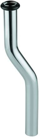 Grohe Urinalspülrohr 37038000 20 cm, Ø 1,8 cm, Messing, chrom, Kröpfung 3 cm