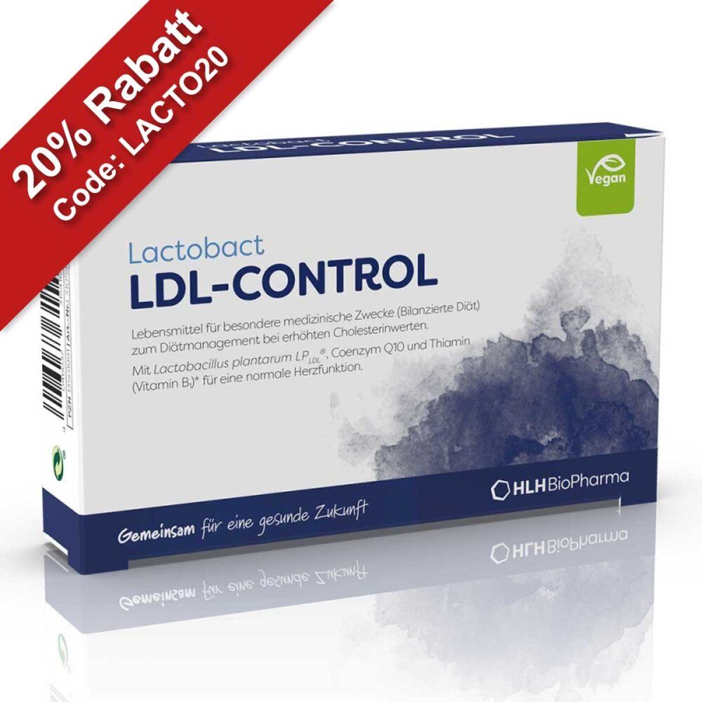 Lactobact LDL-CONTROL – bei erhöhtem Cholesterin & Blutfett Kaps 30stk