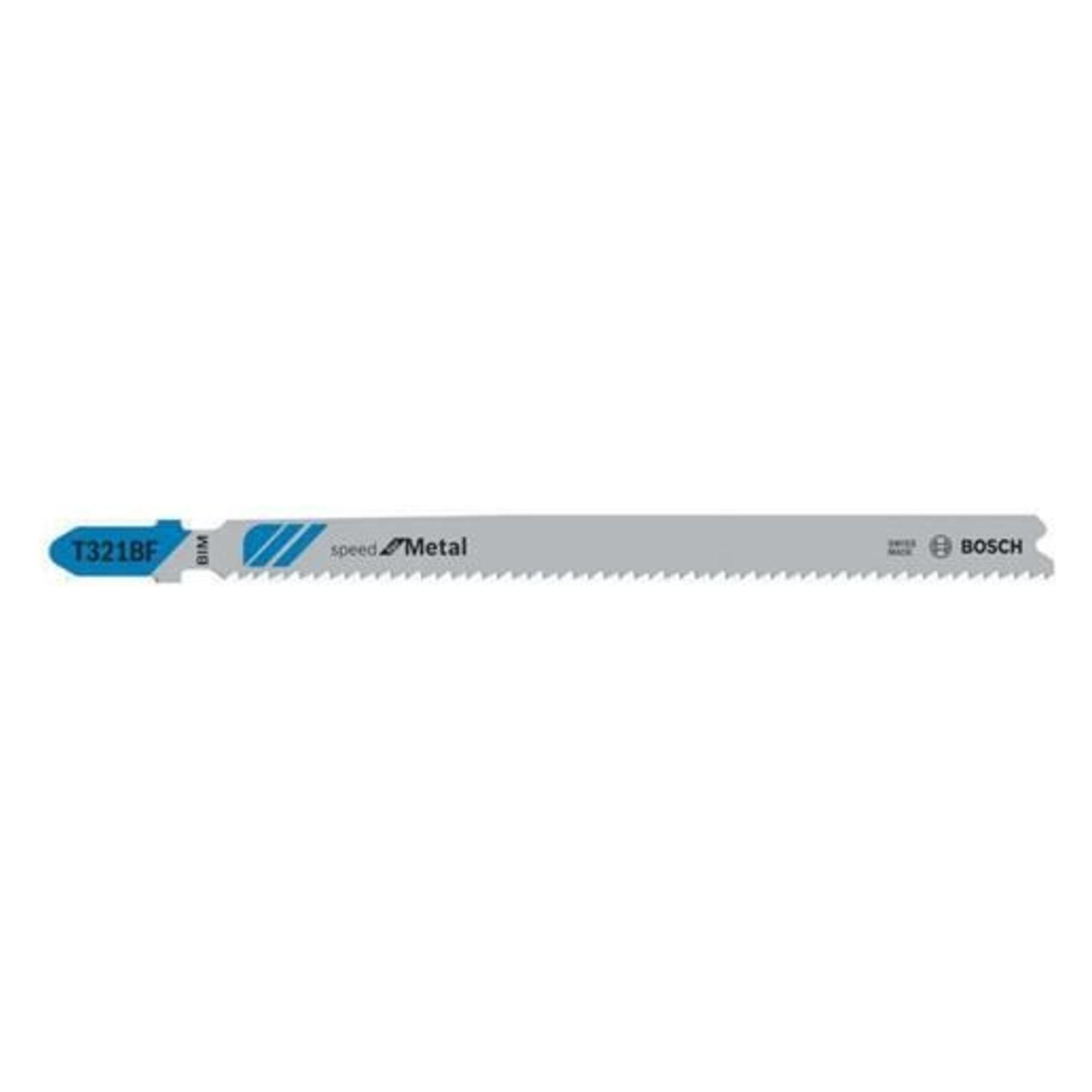 Bosch Professional Zubehör PRO Metal Pipes and Profiles T321BF Stichsägeblatt, 132 mm, 5-tlg. (2608636707)