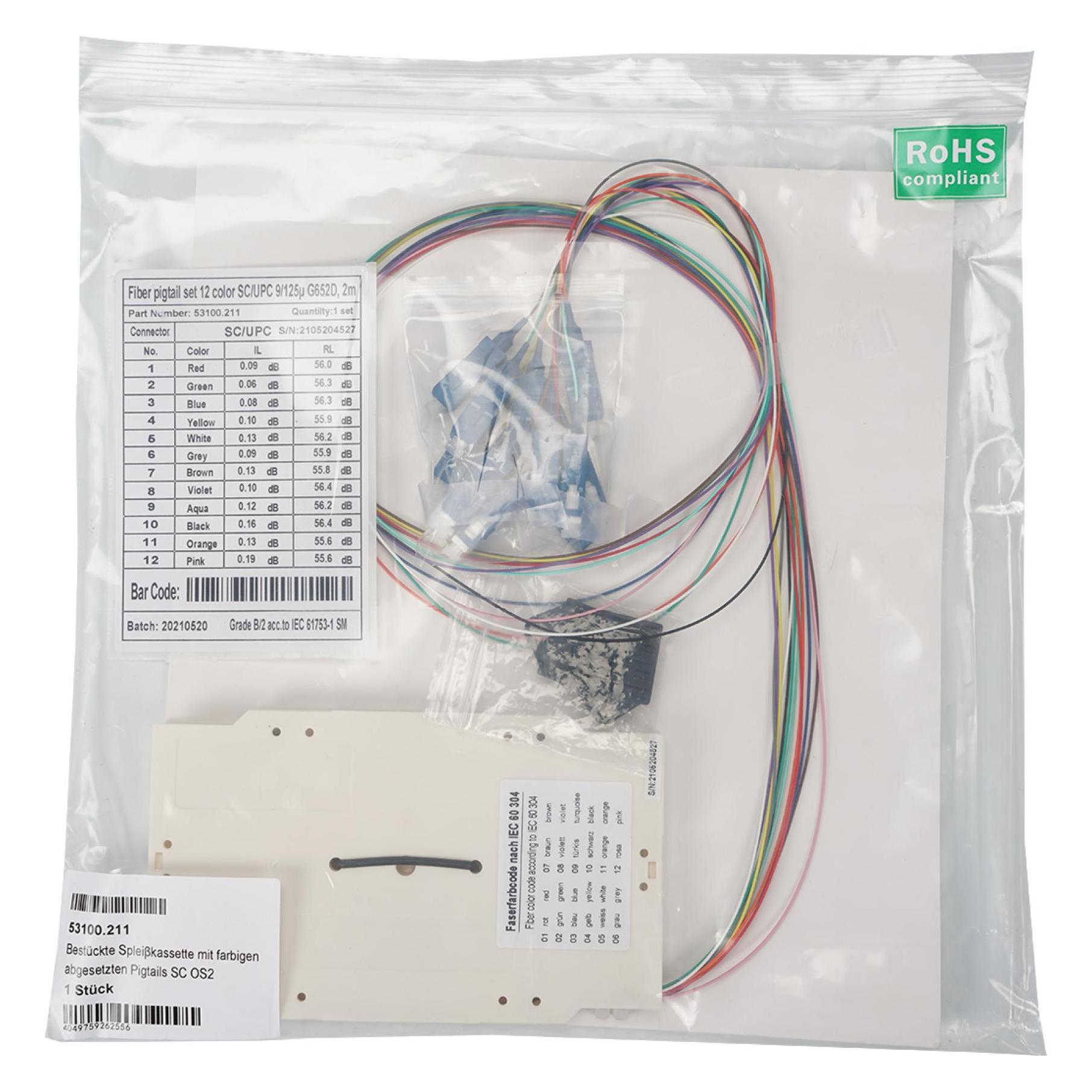EFB Elektronik Bestückte Spleisskassette (53.100.213)
