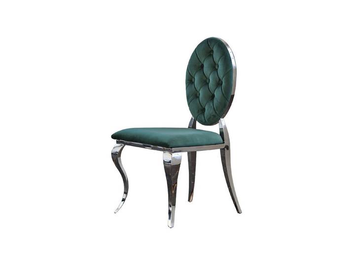 KAWOLA Esszimmerstuhl LINDA, Stuhl Barock Velvet verschiedene Farben