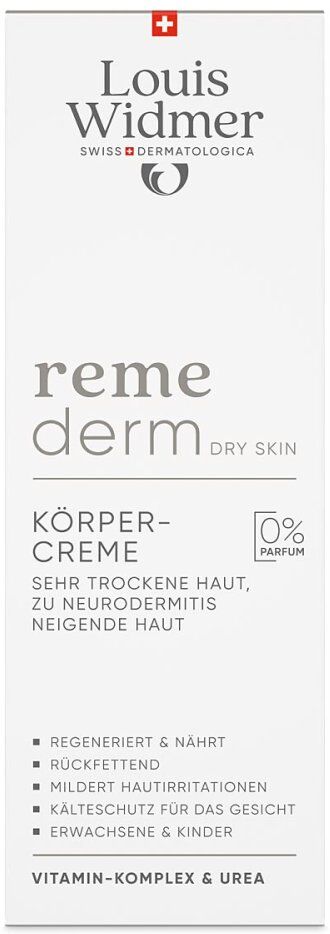Louis Widmer remederm Körpercreme unparfümiert