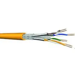 PROTEC.net Datenkabel Cat.7A, S/FTP (1500 MHz), 4x2xAWG22, gelb, Quickbox 200m