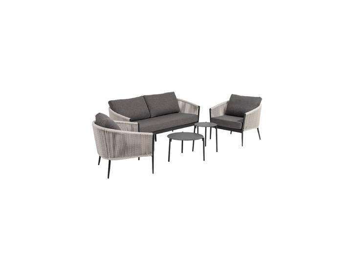 5-teiliges Design Gartenlounge-Set „Mango“ LLR Collection