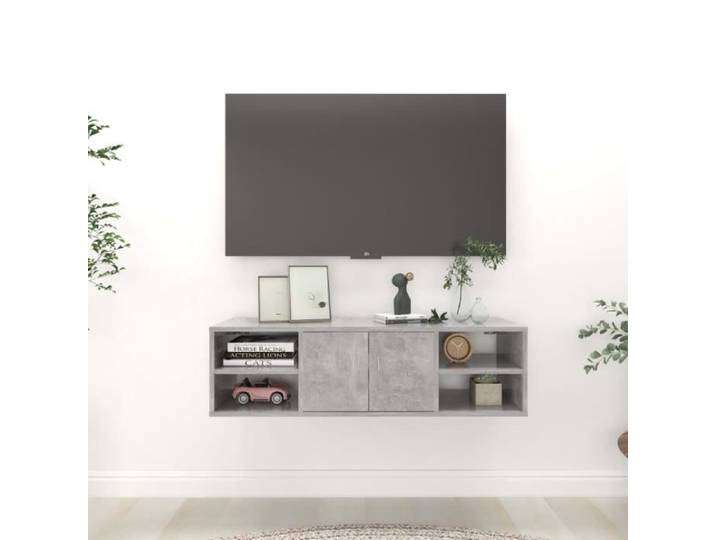 Étagère murale Gris béton 102x30x29 cm Bois d'ingénierie 806260