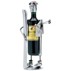 Hinz & Kunst, Deko Figuren + Skulpturen, 7905 - Weinhalter "Skifahrer"