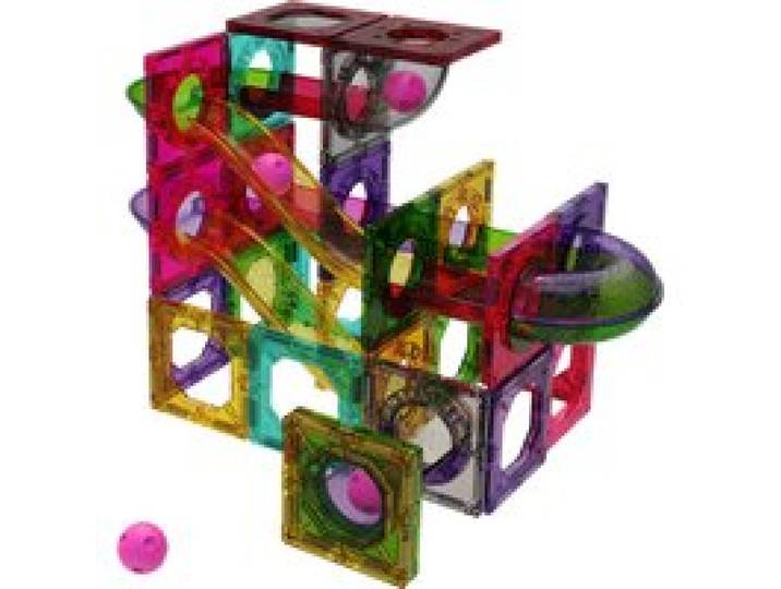 LUPILU® Jeu de construction magnétique (Parcours de billes)