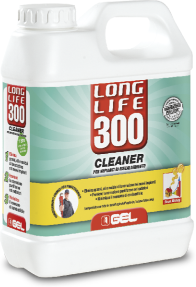 GEL Long Life 300 Detergente per Impianti Termica Nuovi 1 Lt Cod. 113.162.21