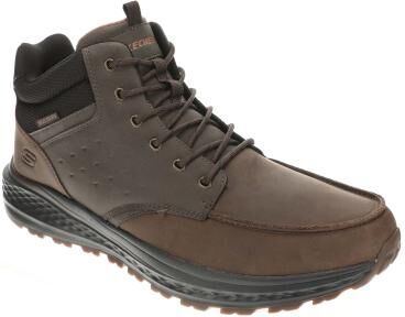 Skechers USA Slade Ultra-Linden (Men's) Casual in Cocoa, Size 9 M, Leather/Memory Foam