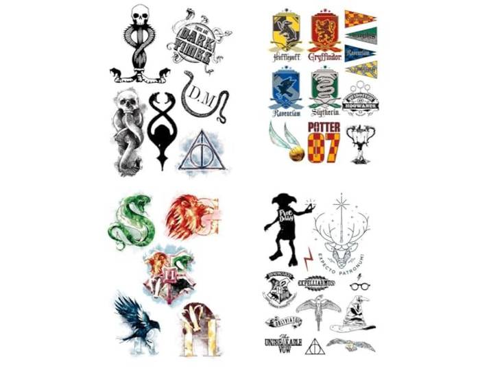 Cinereplicas Harry Potter Temporary Tattoos Set Gadgets