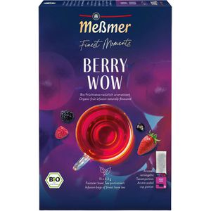 Meßmer Tee Berry Wow, BIO, Früchtetee, 49,5 g, 15 Beutel