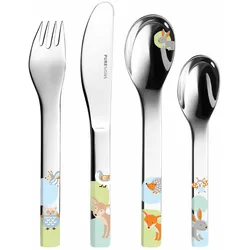 Puresigns Kinderbesteck Woody 4-teilig