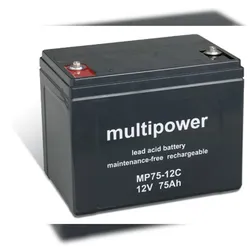 Bleiakku multipower MPC75-12I zyklenfest