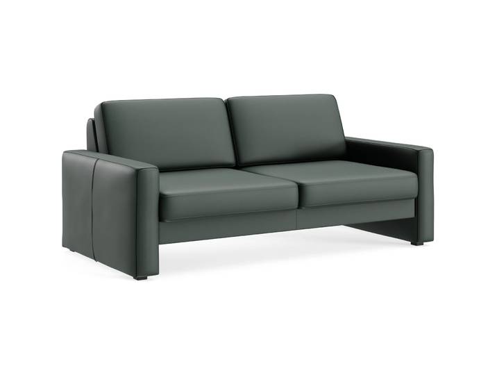 Sofa Devin Leder dunkelgrün B 180 T 90 cm - Möbel Konfigurator: Traummöbel individuell zusammenstellen