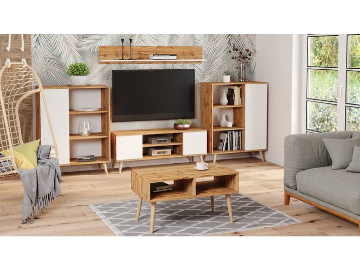 Couchtisch Sandi modern & stabil fürs Wohnzimmer aus Holzwerkstoff