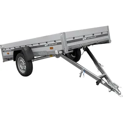 Anhänger mit Aluminiumseitenwänden 264x125 Unitrailer Garden 264 KIPP ALU