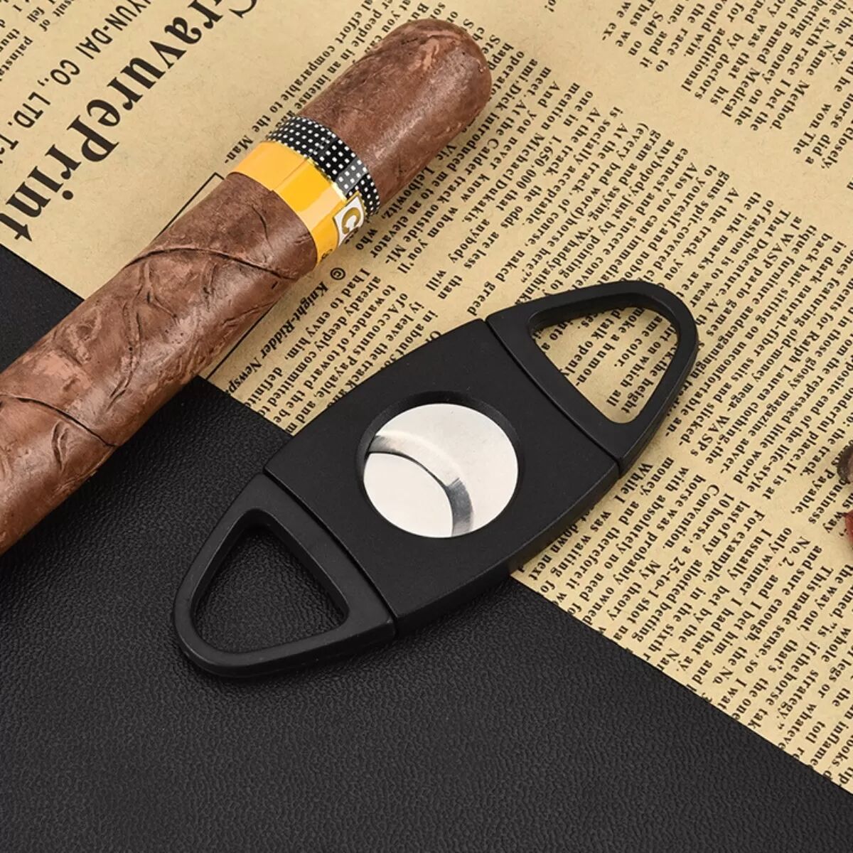 INF Schlanker Doppelklingen Zigarrenschneider 3er-Pack: Edelstahlklingen für glatte, präzise Schnitte
