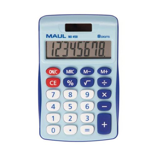 MAUL MJ 450 Tischrechner hellblau