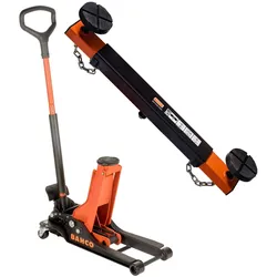 Bahco 2 Tonnen Wagenheberpaket BH 12000 2 T mit Doppelkolben + Querträger