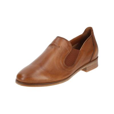 Slipper EVERYBODY "Everybody Halbschuhe Leder", Damen, Gr. 39, Leder, braun (terra), Schuhe Slipper
