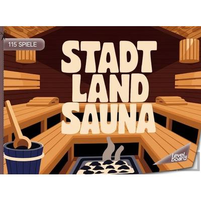 Stadt, Land, Sauna - 115 Spielblöcke, Taschenbuch von LevelBoard Spiele, LevelBoard Spiele, 978-3-693-19790-5