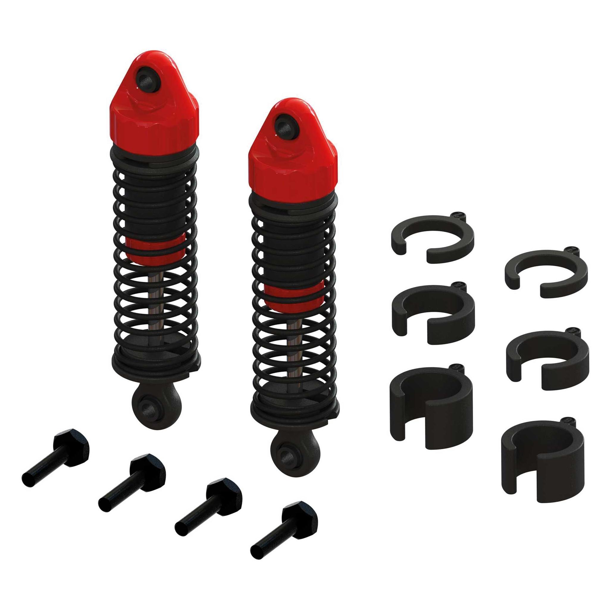 Arrma Shock Set, 58mm Length, 300cSt Oil (2 pcs) - GROM (ARA330806)