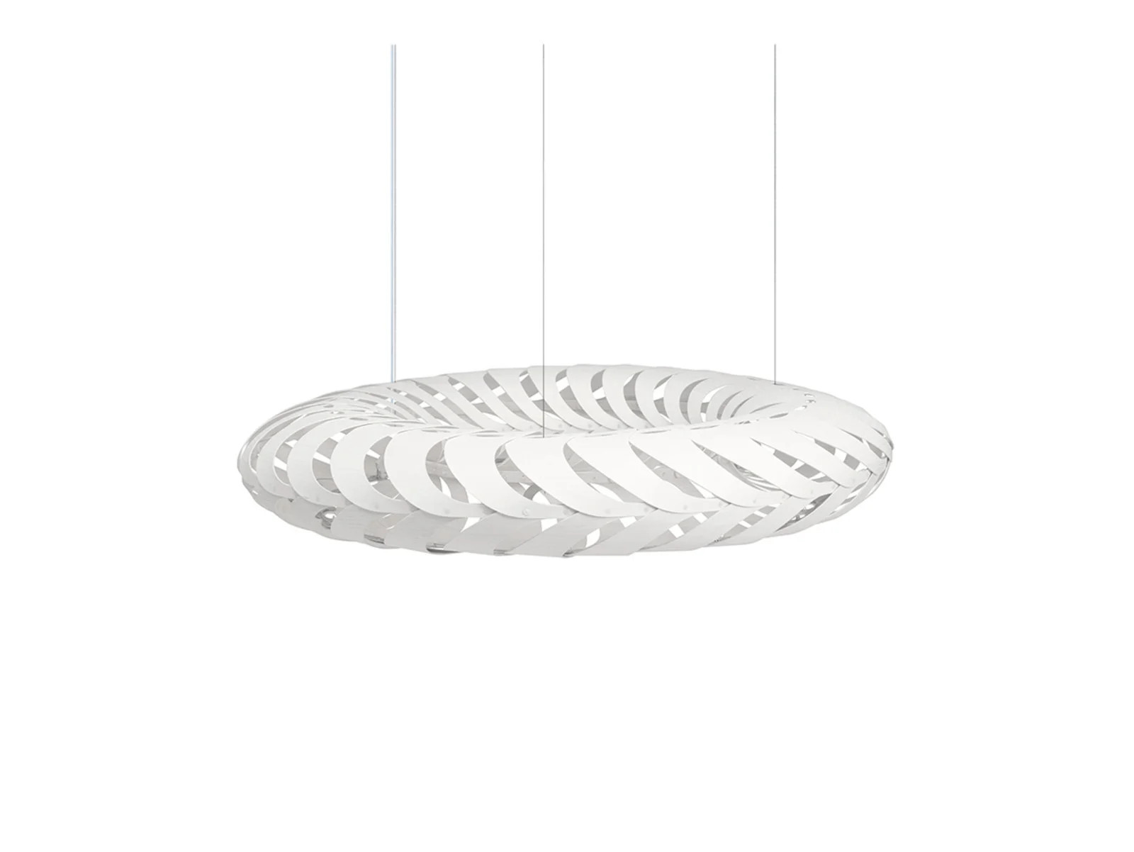 David Trubridge Maru Hanglamp Wit Bamboe Ø110 cm