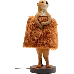 KARE DESIGN Tischleuchte Animal Meerkat Polyresin Bunt