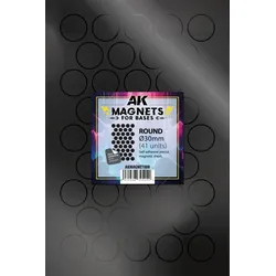 AK Vorgeschnittene Magnete - Rund 30mm