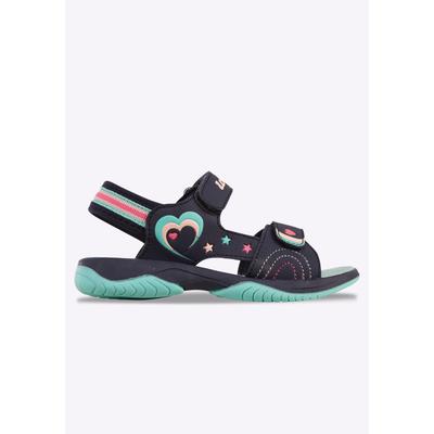 Sandale LOTTO, Mädchen, Gr. 29, blau (navy, aqua), Synthetik, Schuhe Sandale