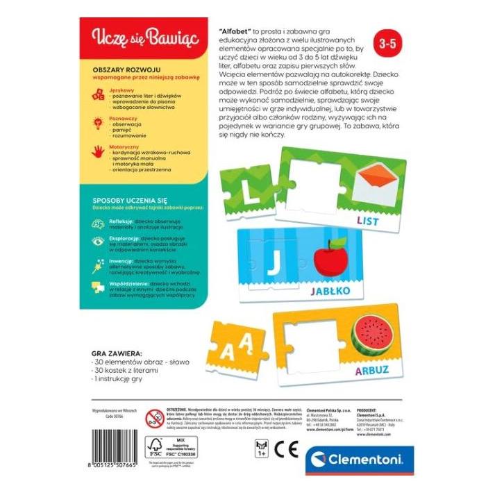 Clementoni Alphabet-Spiel (Polnisch, 3 - 5 Jahre) (41381626)