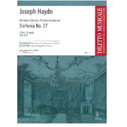 Sinfonie G-Dur Nr.27 Hob.I:27 für Orchester Stimmenset, Fachbücher von Franz Joseph Haydn