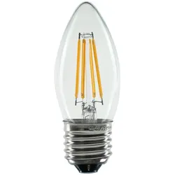 E27 LED Kerze E27 klar warmweiß