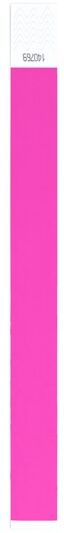 Bracelet d'événement personnalisable en fibre synthétique Party Fuchsia TAILLE UNIQUE ADULTE