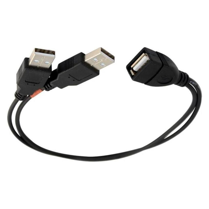 Allnet 133298. Anschluss 1: 2 x USB A, Anschluss 2: USB A, USB-Version: 2.0, Steckerverbindergeschlecht: Mä (USB 2.0) (ALL_USB_Power_Erweiterung)