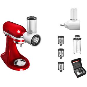 KitchenAid KitchenAid Küchenmaschinen-Zubehör 5KSMVSA, Gemüseschneider, für  Modelle, 3-teilig